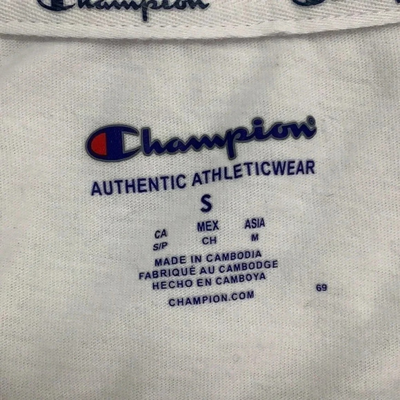 Champion Size Small White Crop Top. Preowned - Picture 4 of 5